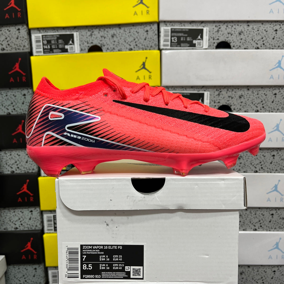 Chuteiras Nike Zoom Vapor 16 Elite FG Watermelon Red