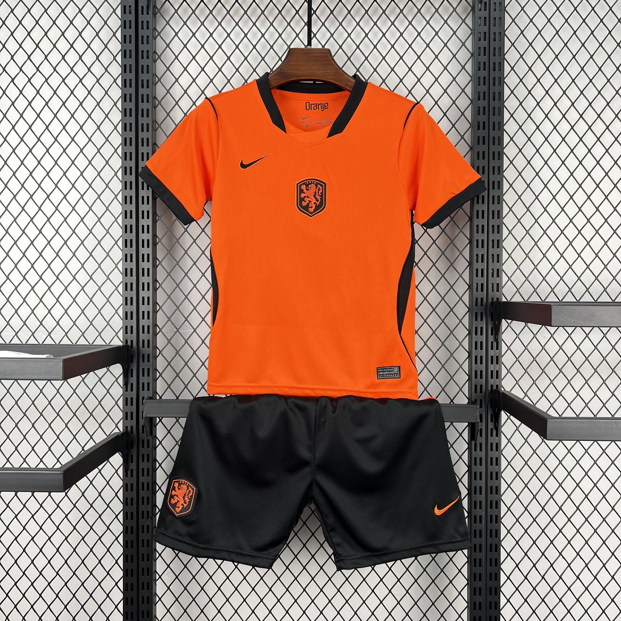 Kids Países Baixos Kit Completo Home 2026 World Cup