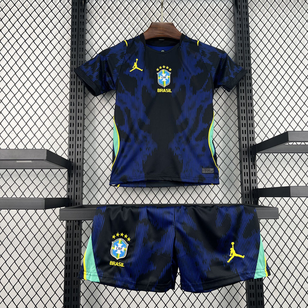 Kids Brasil Kit Completo Away 2026 World Cup