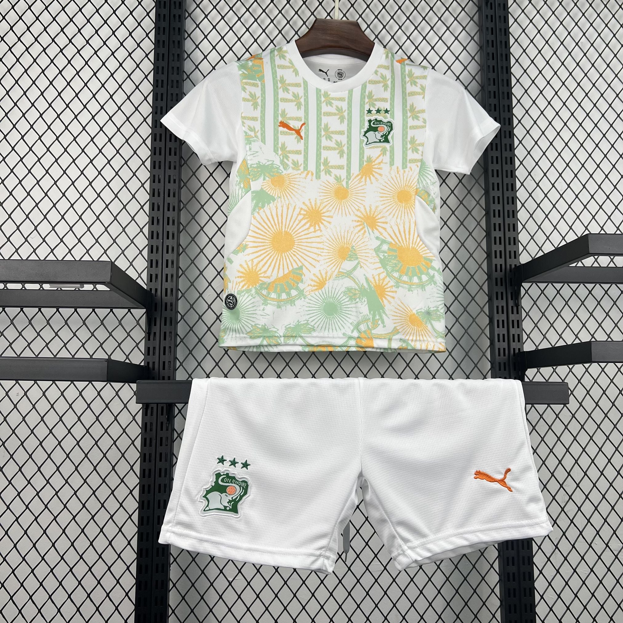 Kids Costa Marfim Kit Completo Away 2026 World Cup
