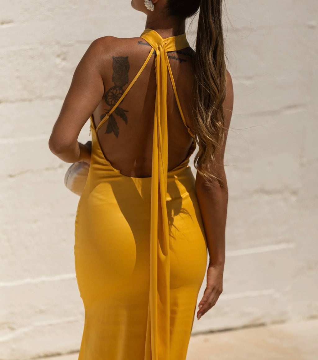 Vestido Solara Gold 💛