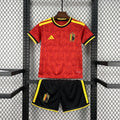 Kids Bélgica Kit Completo Home 2026 World Cup