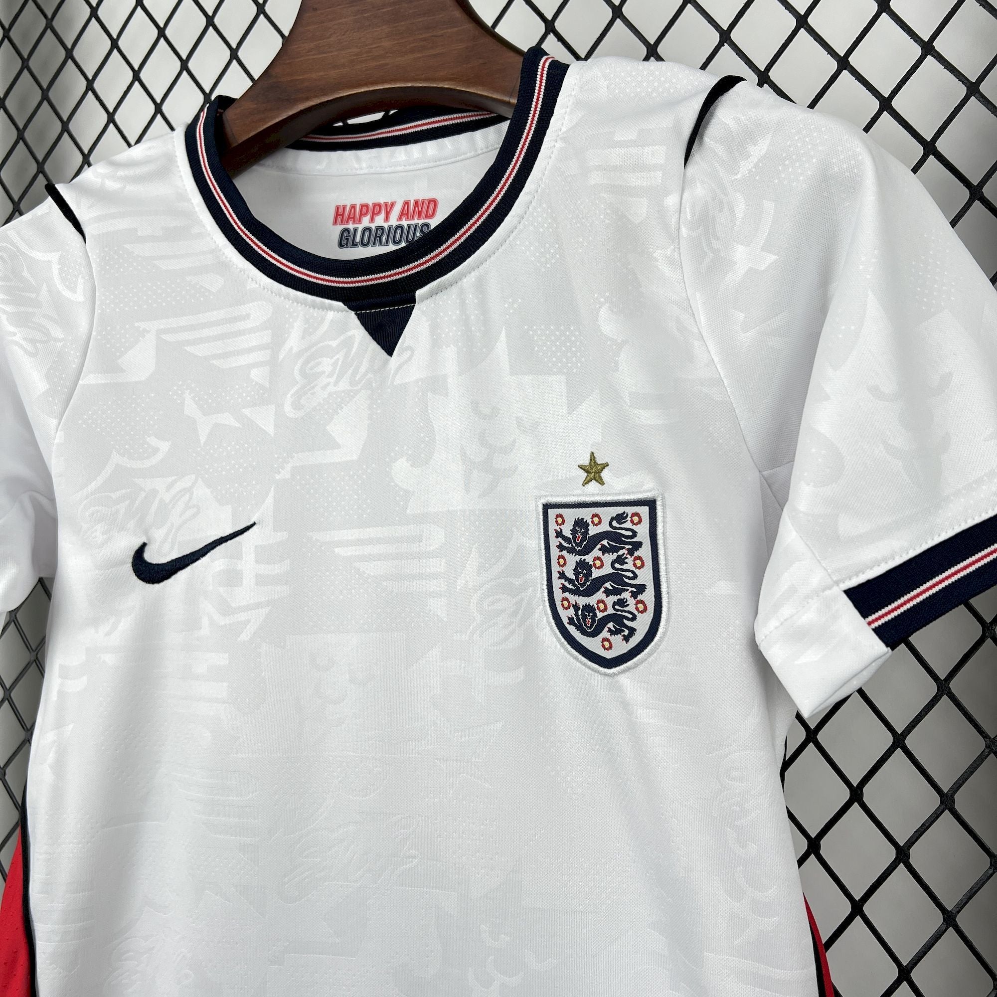 Kids Inglaterra Kit Completo Home 2026 World Cup