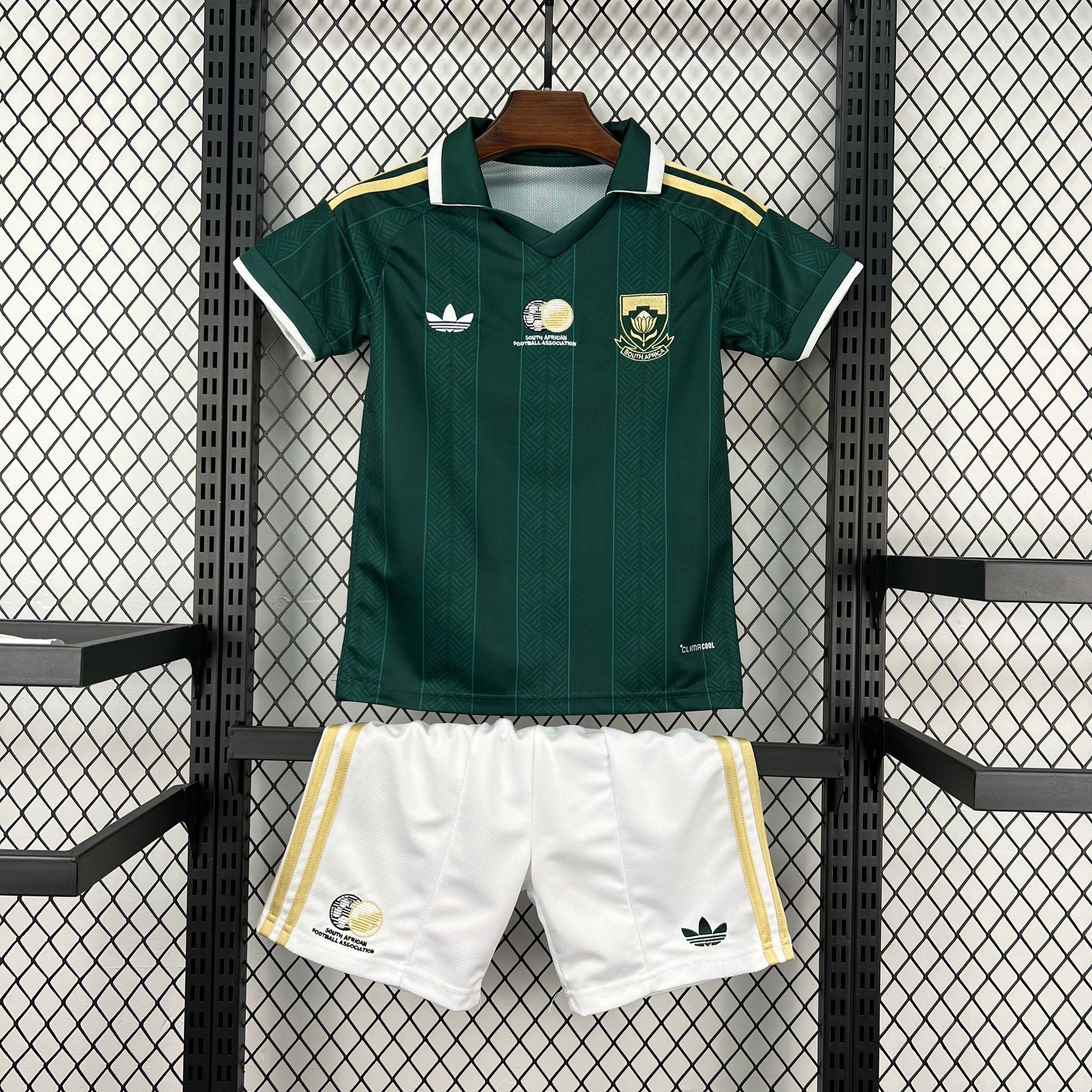 Kids South Africa Kit Completo Away 2026 World Cup