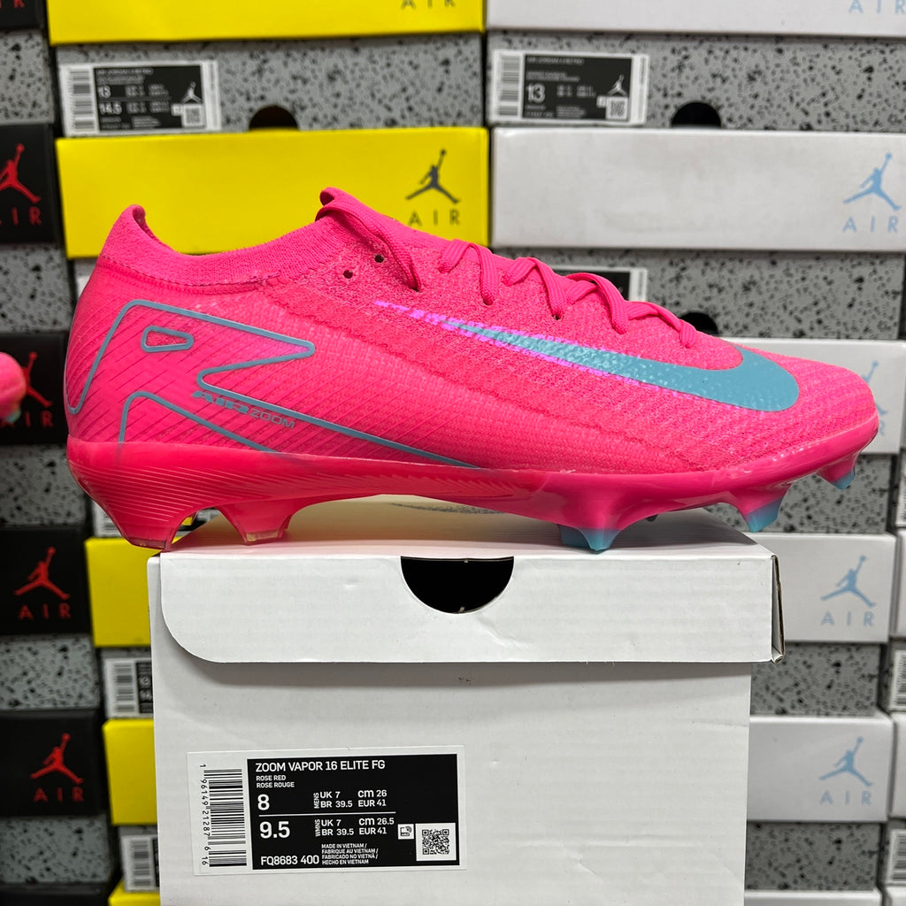 Chuteiras Nike Zoom Vapor 16 Elite FG Rose Red