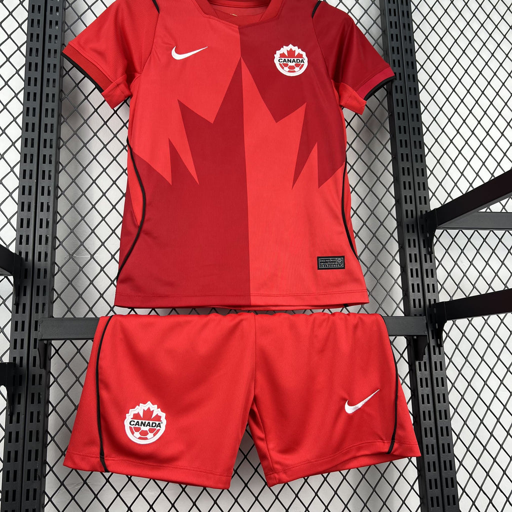 Kids Canada Kit Completo Home 2026 World Cup