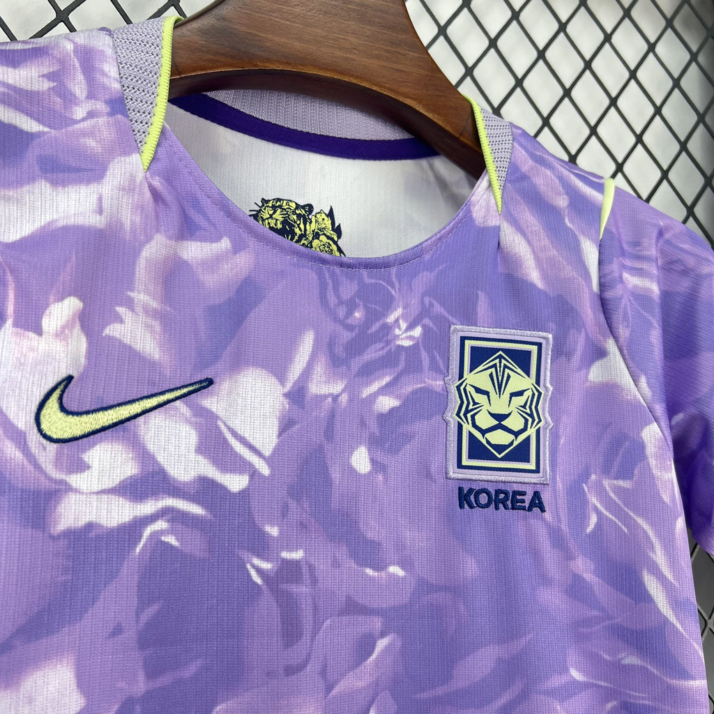 Kids Korea Kit Completo Away 2026 World Cup