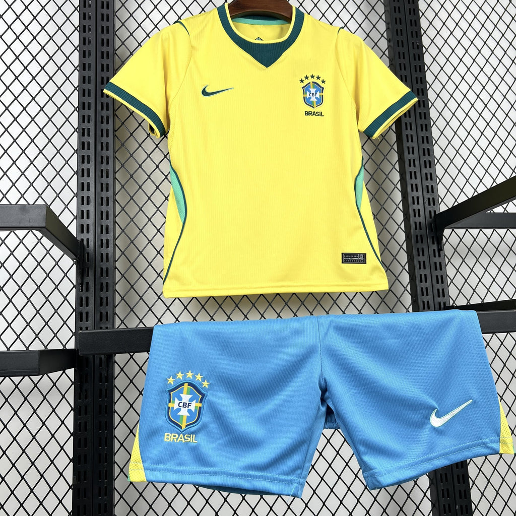Kids Brasil Kit Completo Home 2026 World Cup