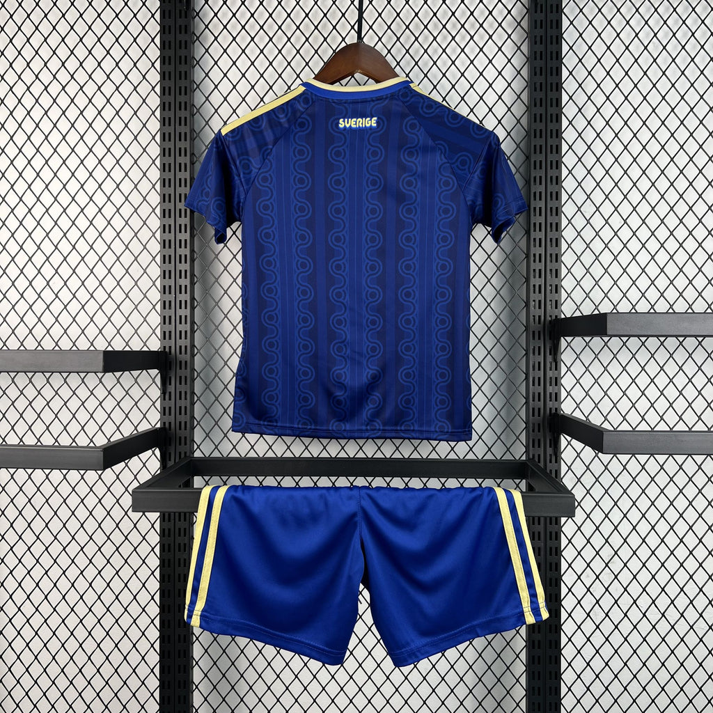 Kids Suécia Kit Completo Away 2026 World Cup
