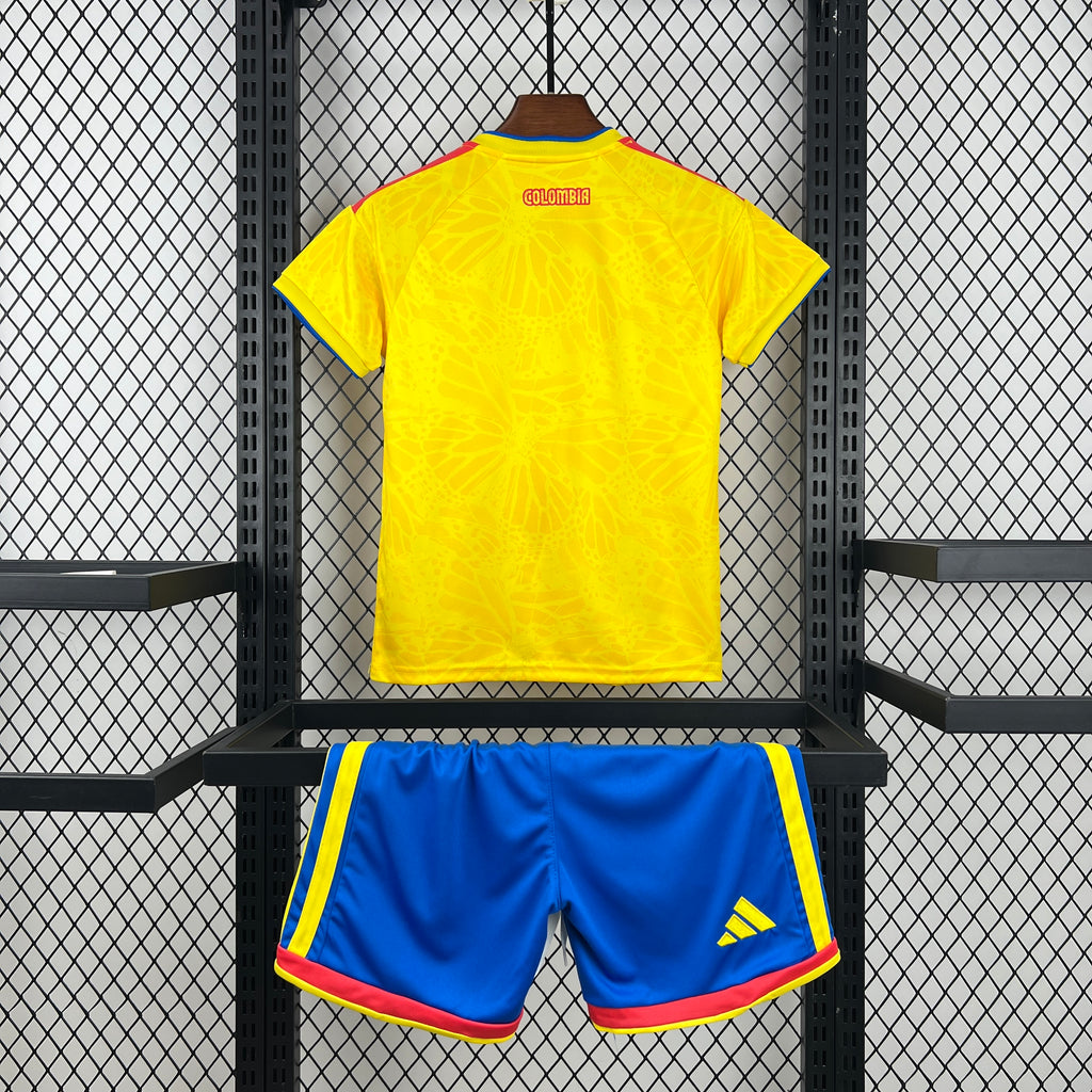 Kids Colómbia Kit Completo Home 2026 World Cup