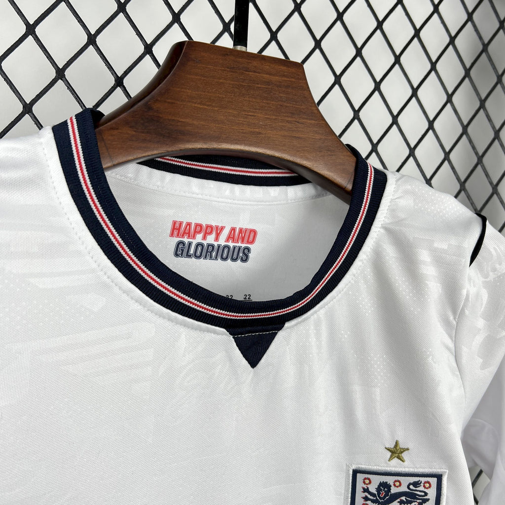 Kids Inglaterra Kit Completo Home 2026 World Cup