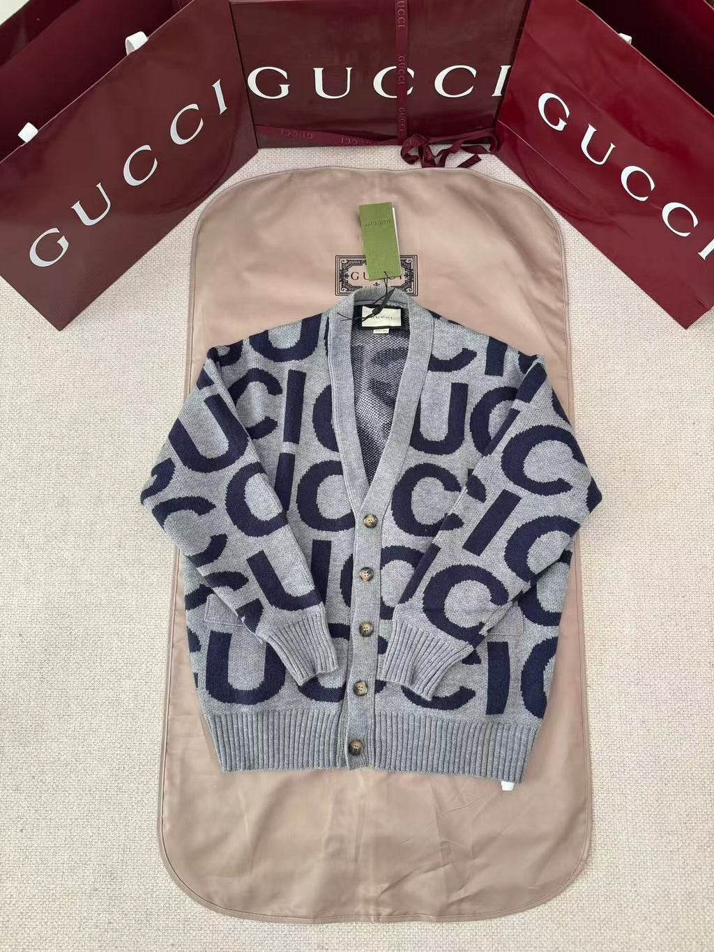 Casaco malha GUCCI