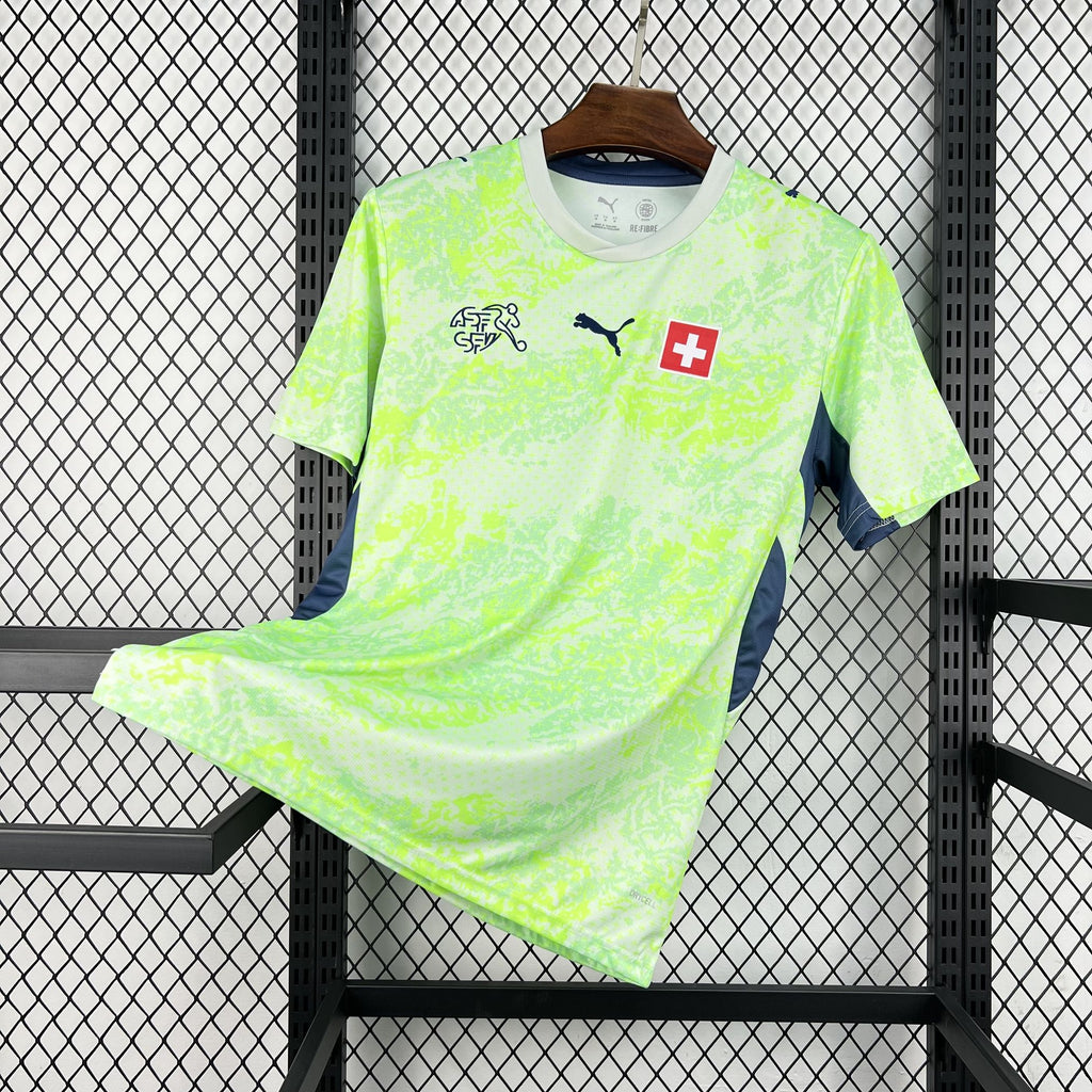 Camisola Suíça 2025/26 Verde Lima