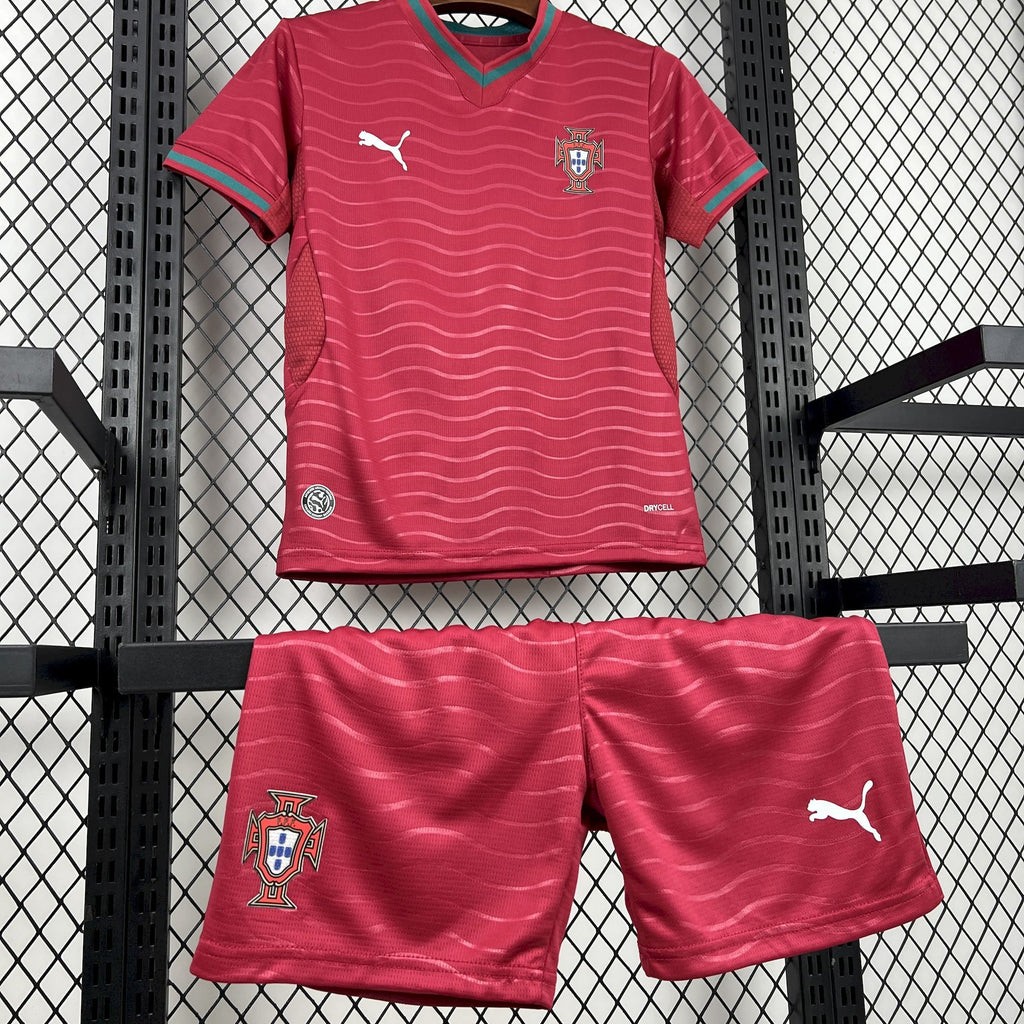 Kids Portugal Kit Completo Home 2026 World Cup