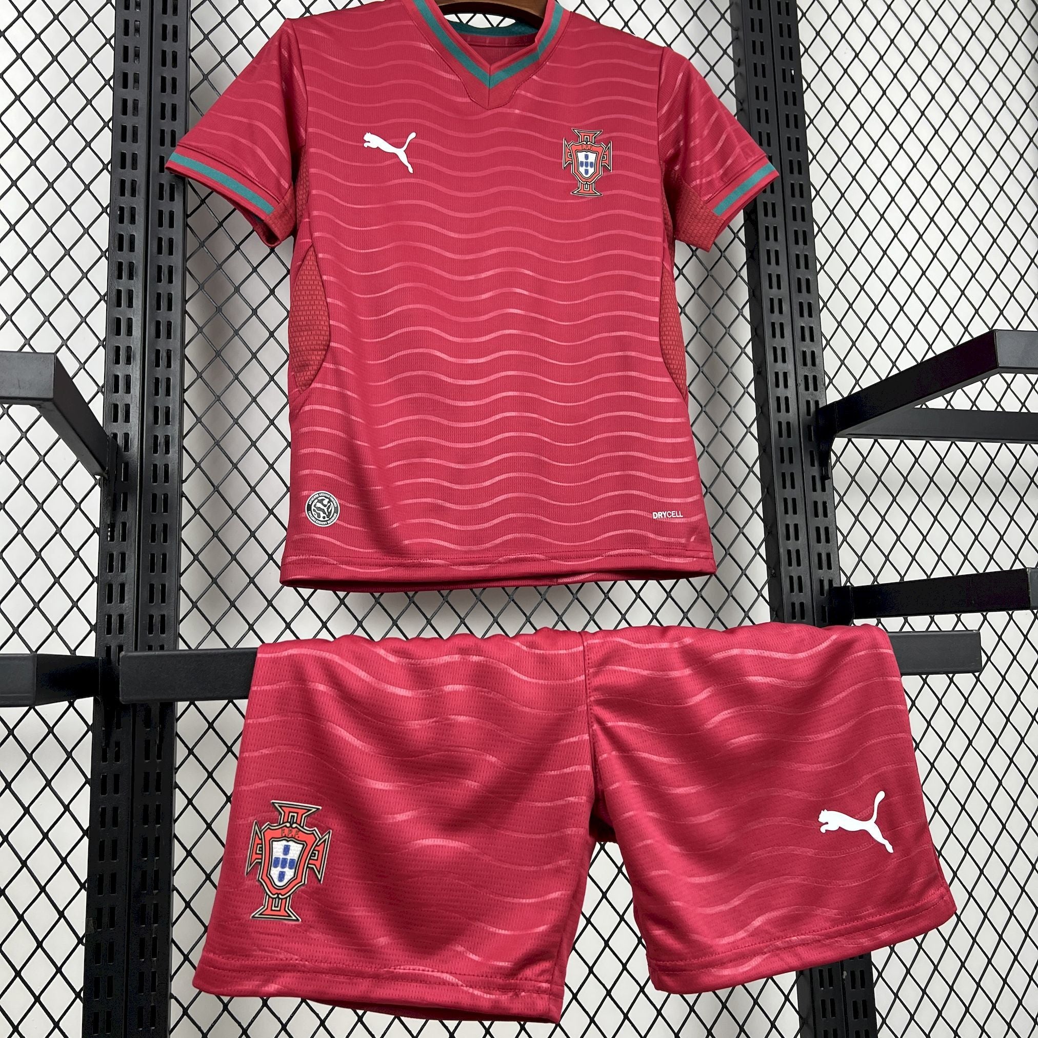 Kids Portugal Kit Completo Home 2026 World Cup