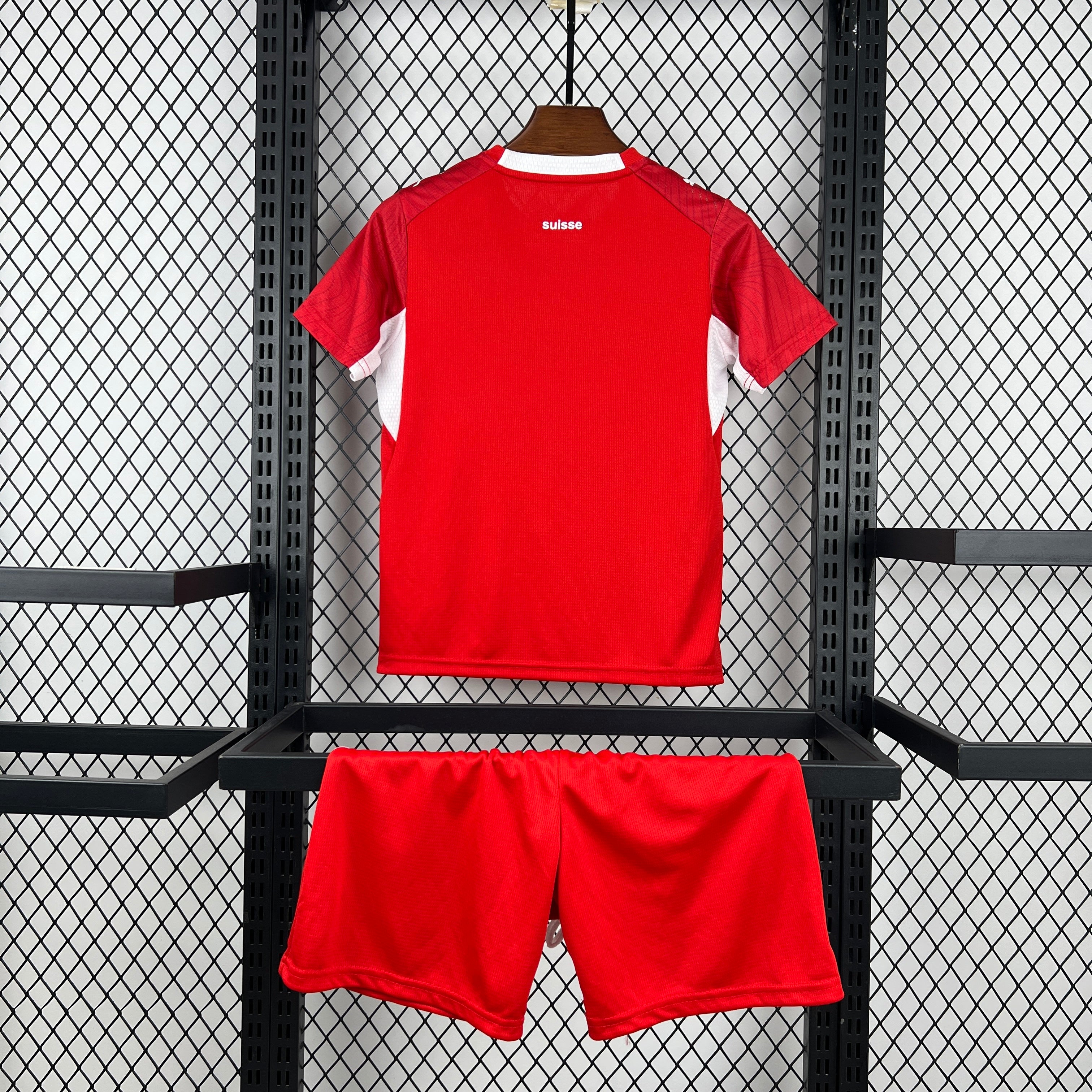 Kids Suiça Kit Completo Home 2026 World Cup