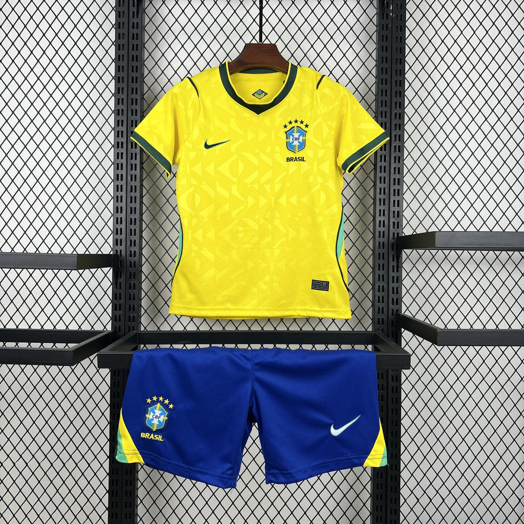 Kids Brasil Kit Completo Home 2026 World Cup