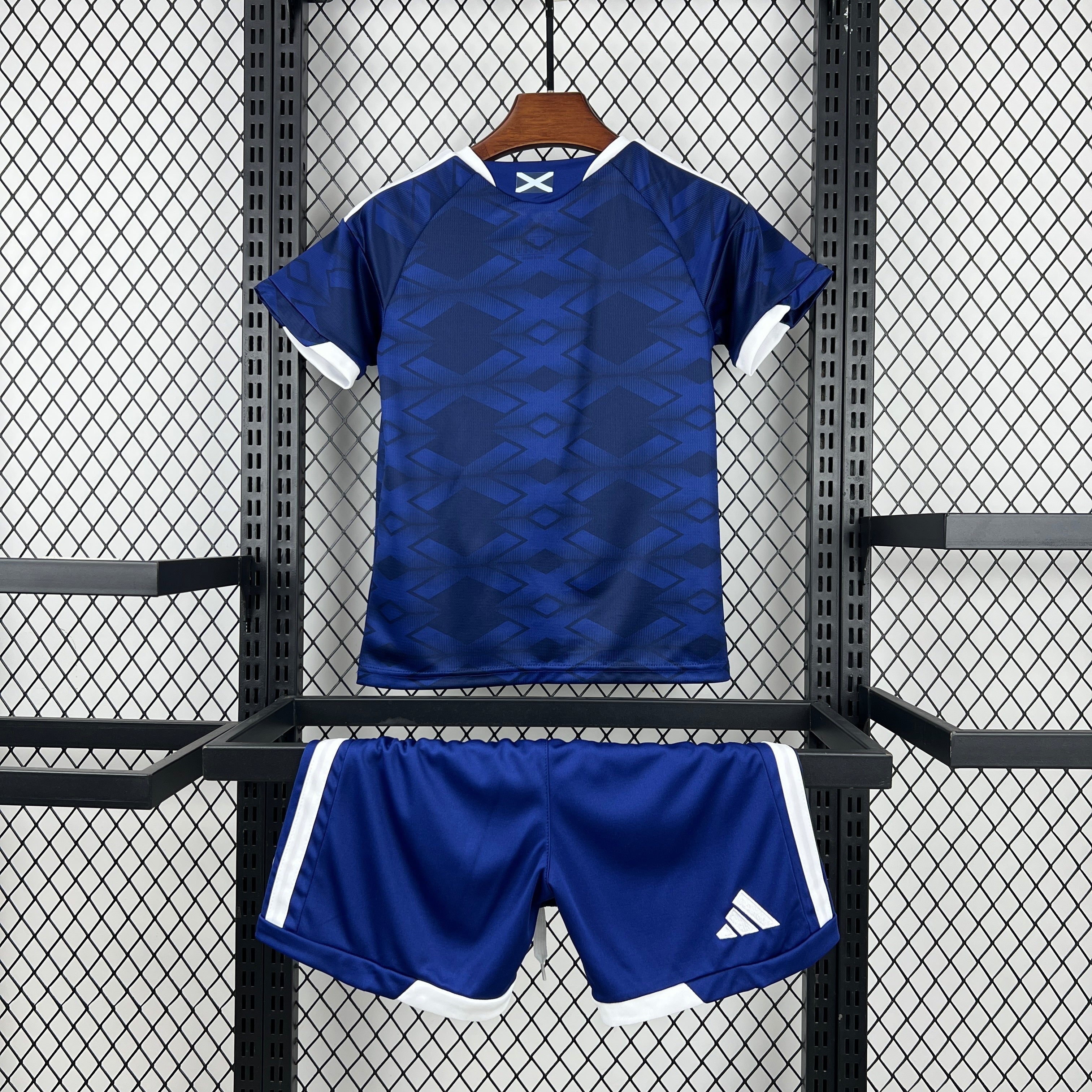 Kids Escócia Kit Completo Home 2026 World Cup