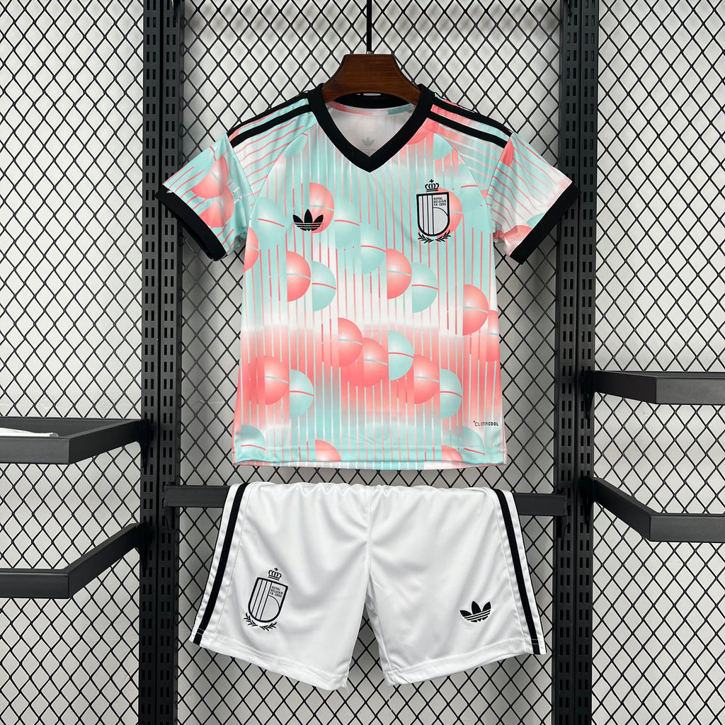 Kids Bélgica Kit Completo Away 2026 World Cup