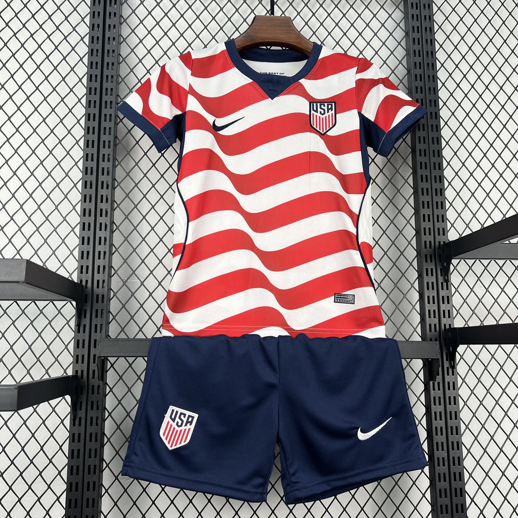 Kids USA Kit Completo Home 2026 World Cup