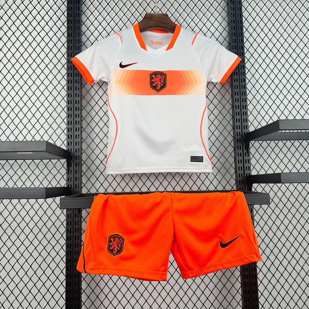 Kids Países Baixos Kit Completo Away 2026 World Cup
