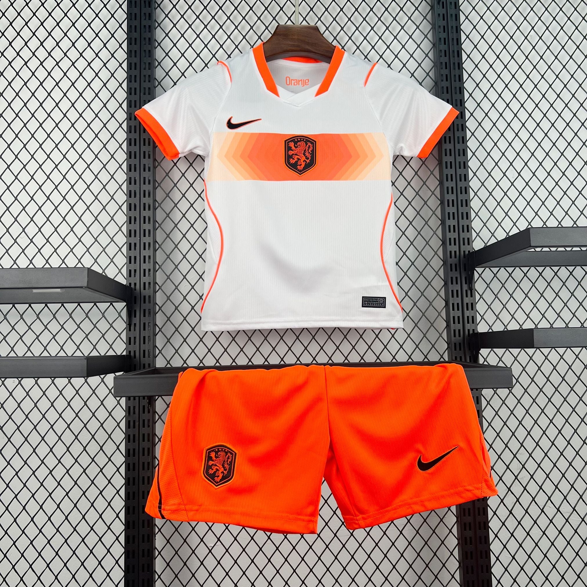 Kids Países Baixos Kit Completo Away 2026 World Cup