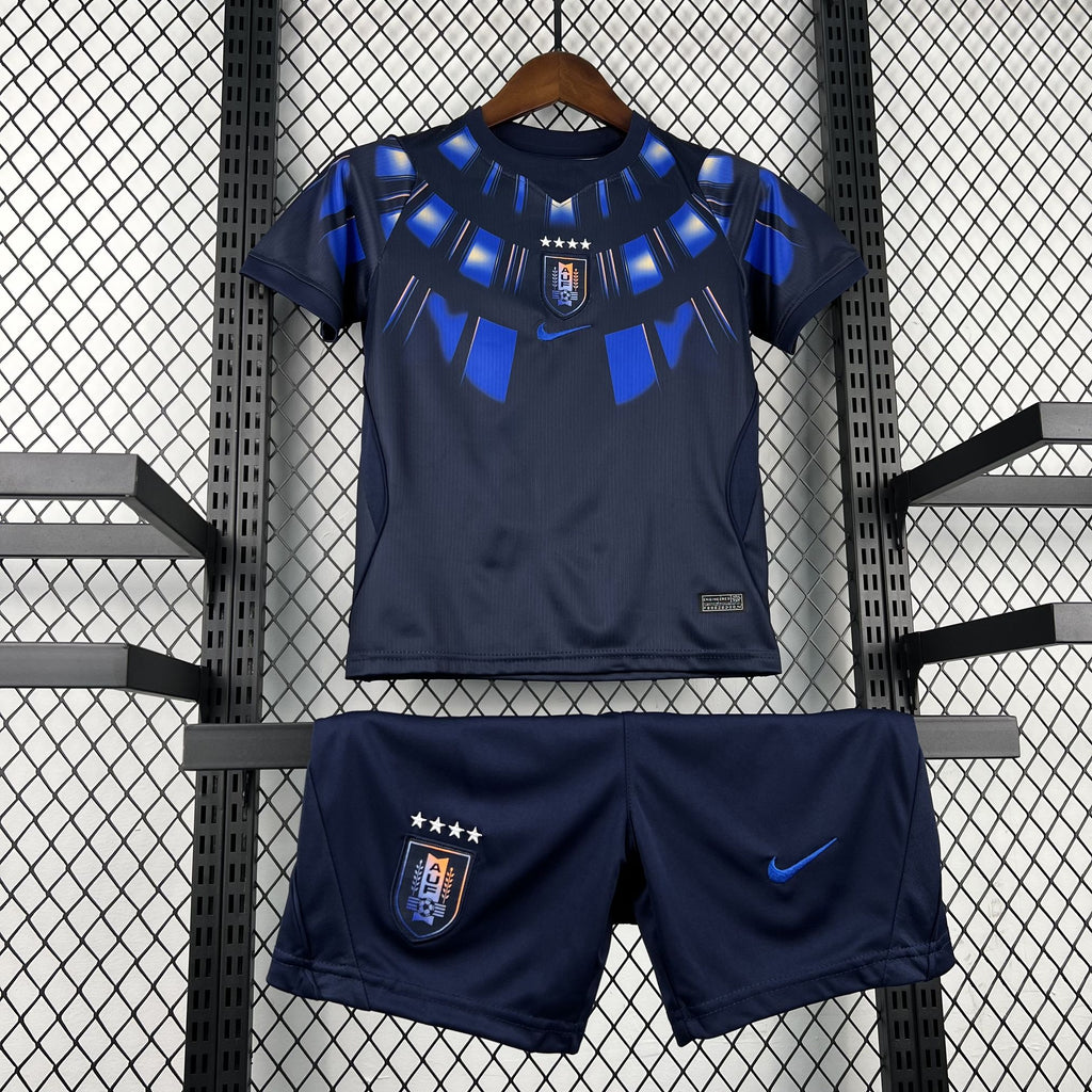 Kids Uruguai Kit Completo Away 2026 World Cup