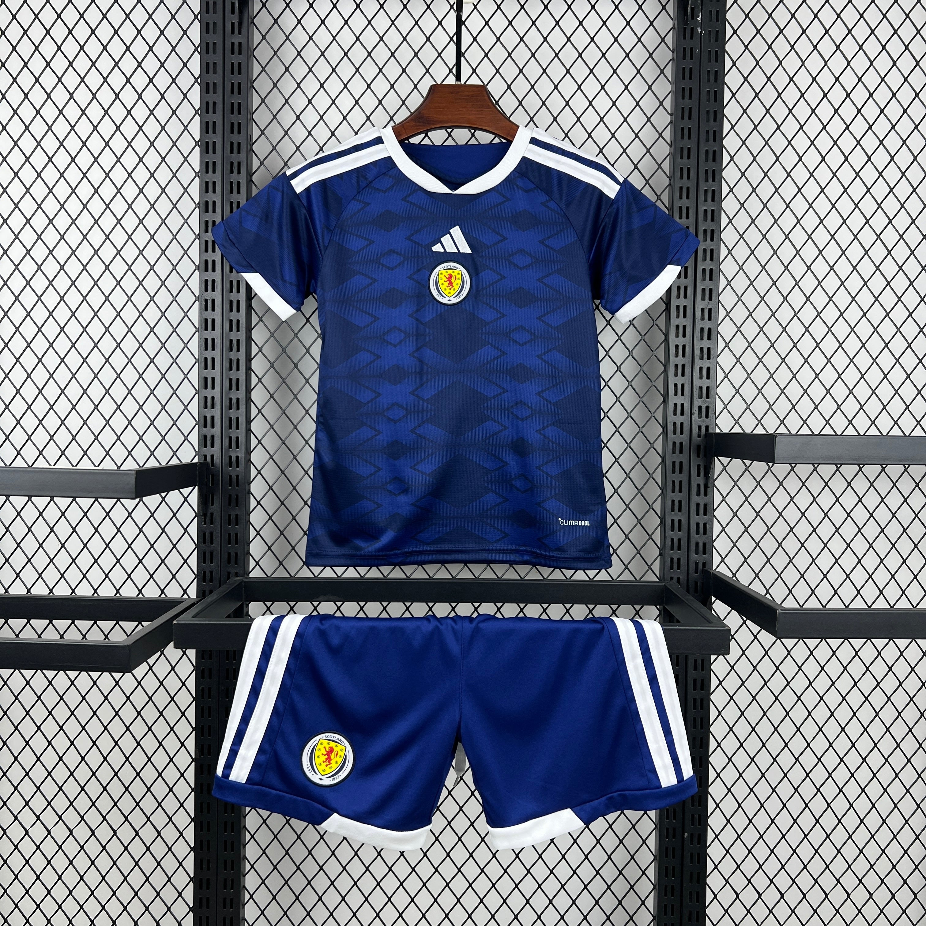 Kids Escócia Kit Completo Home 2026 World Cup