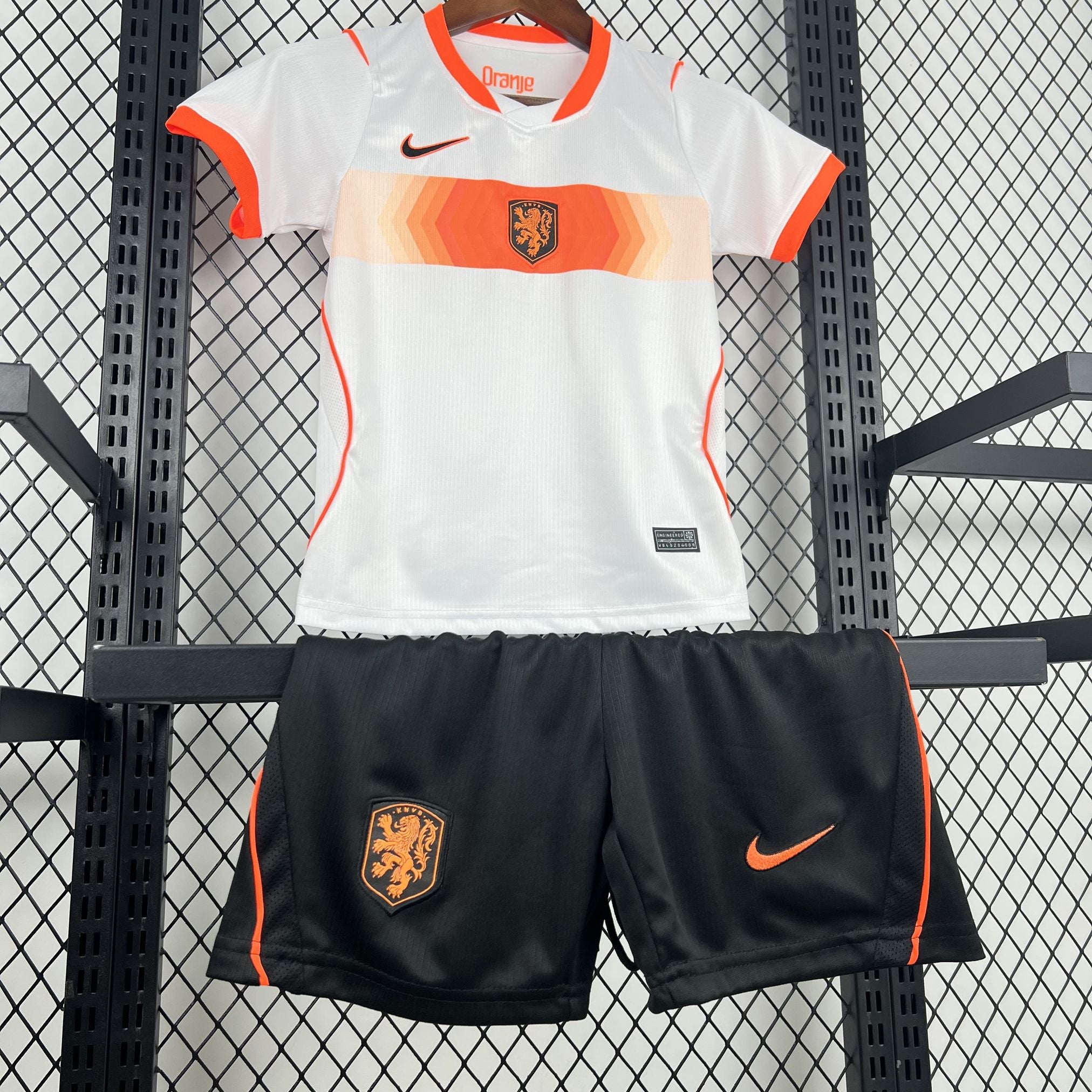 Kids Países Baixos Kit Completo Away 2026 World Cup