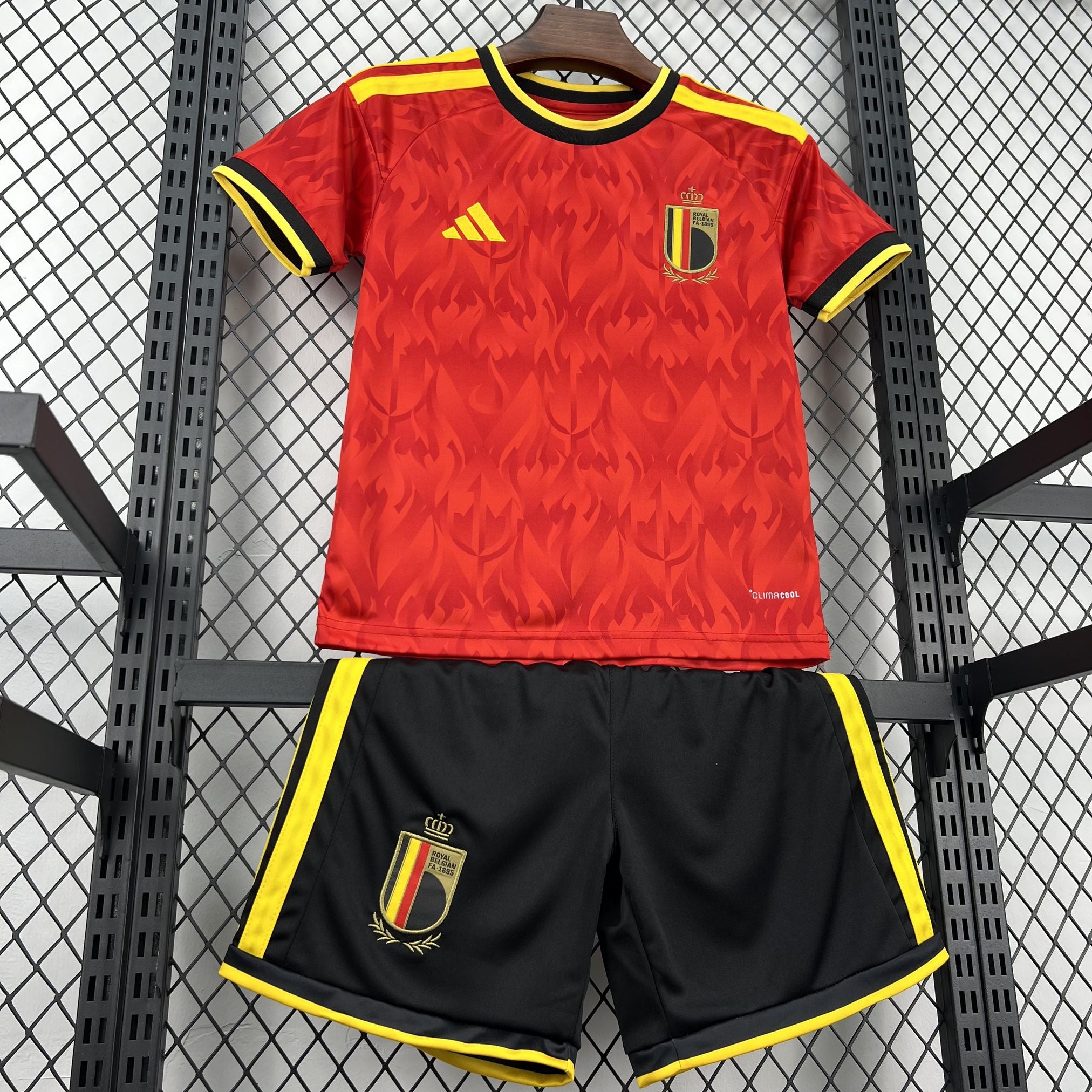 Kids Bélgica Kit Completo Home 2026 World Cup