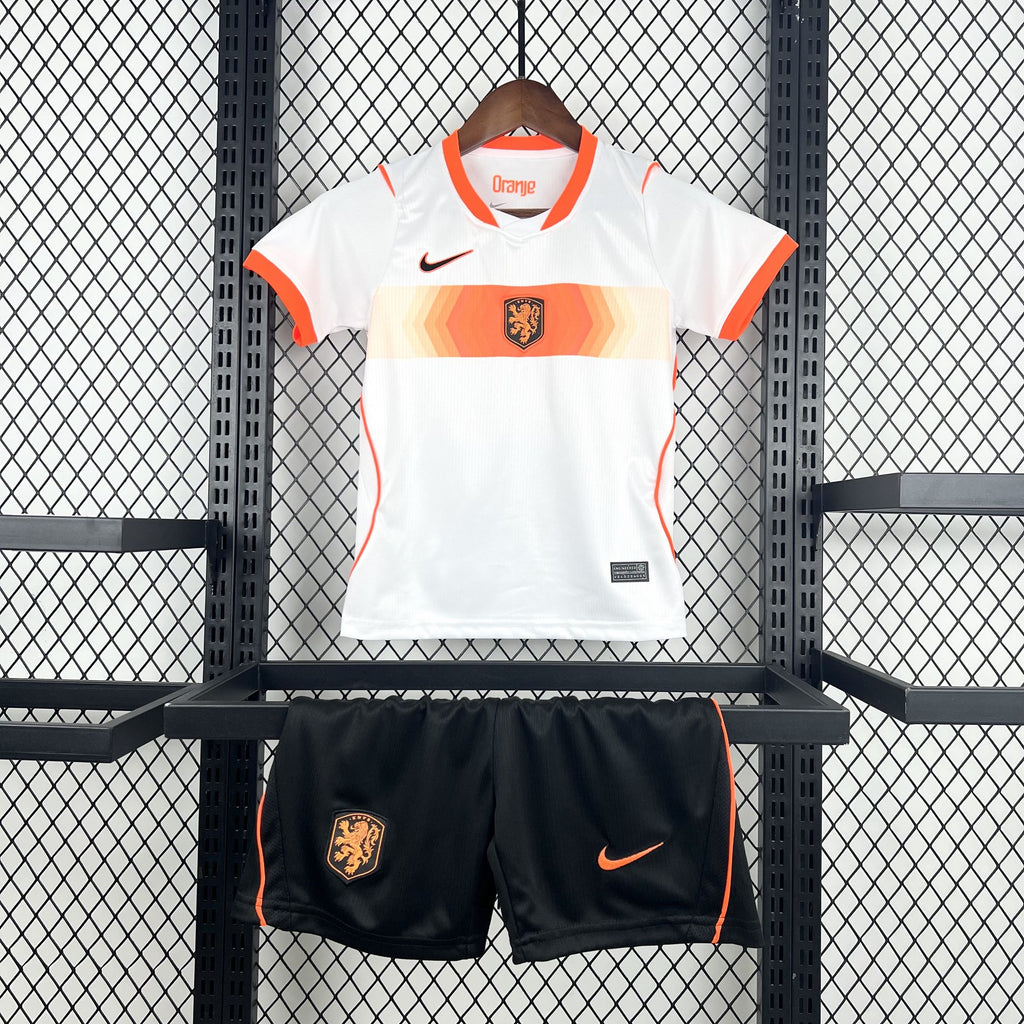 Kids Países Baixos Kit Completo Away 2026 World Cup