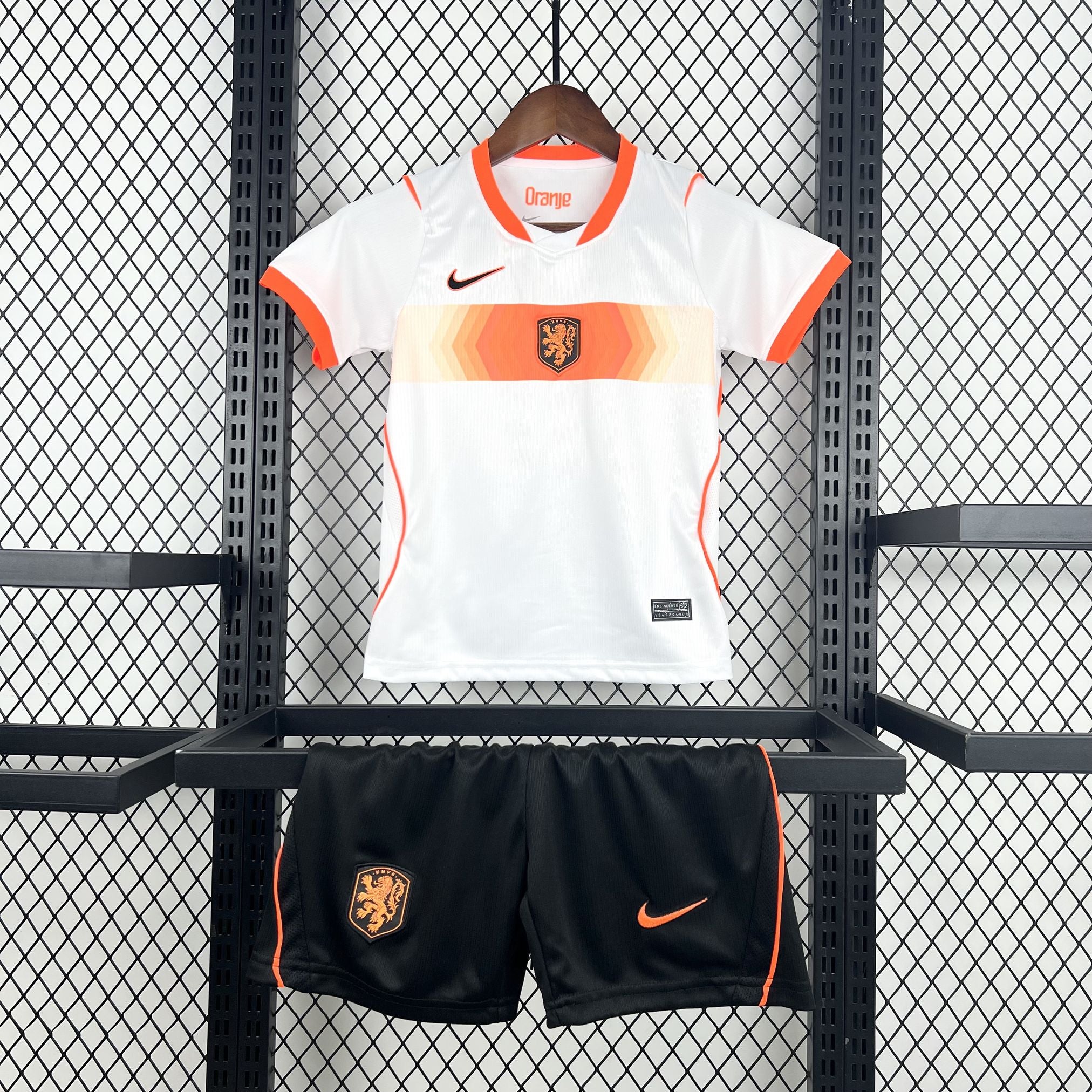 Kids Países Baixos Kit Completo Away 2026 World Cup