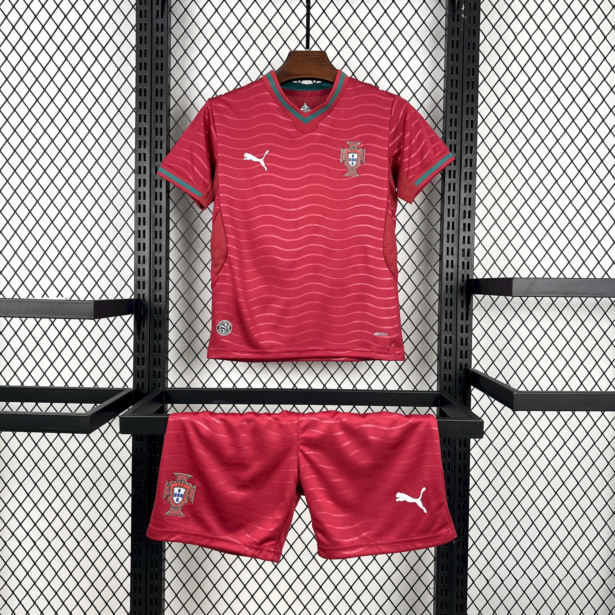 Kids Portugal Kit Completo Home 2026 World Cup