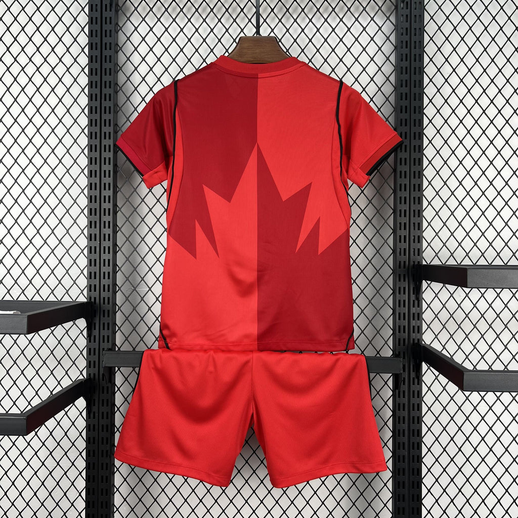Kids Canada Kit Completo Home 2026 World Cup
