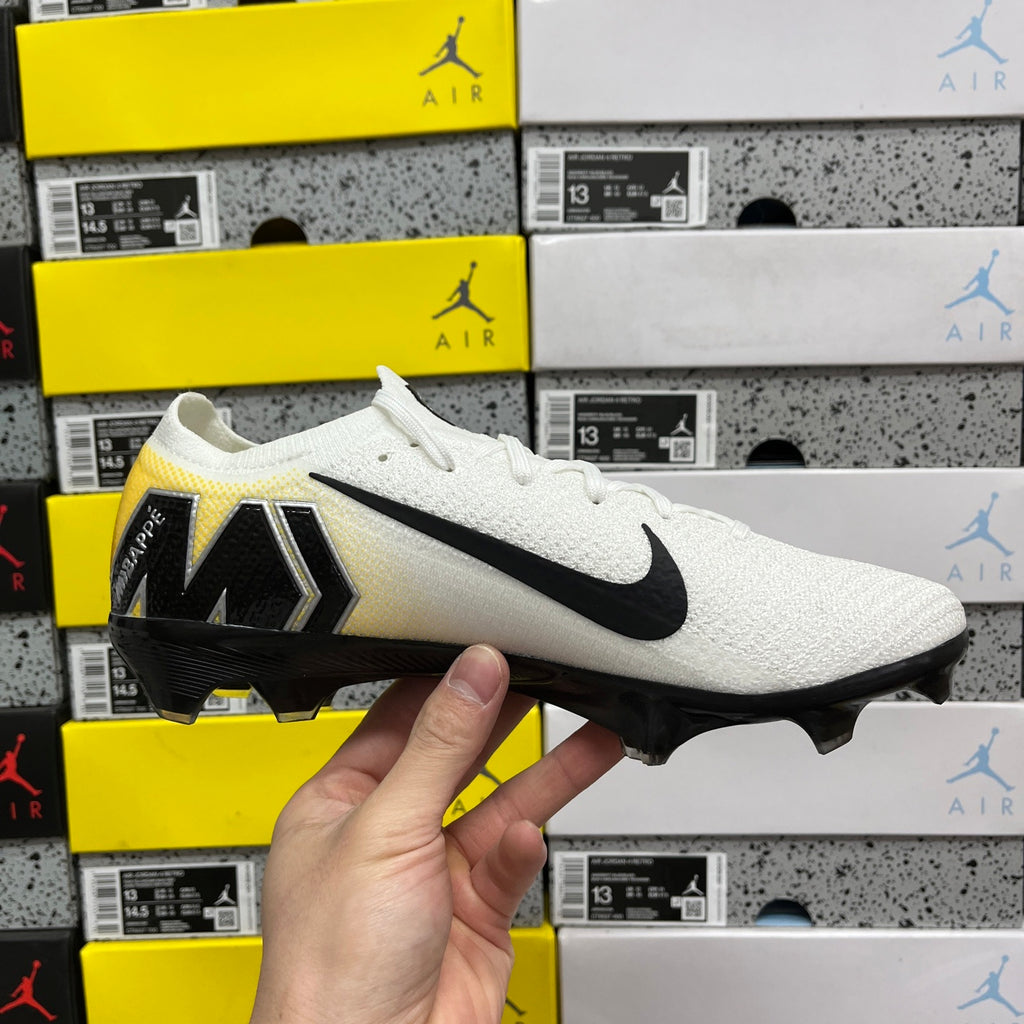 Chuteiras Nike Zoom Vapor 16 Elite FG White/Black/Lemon