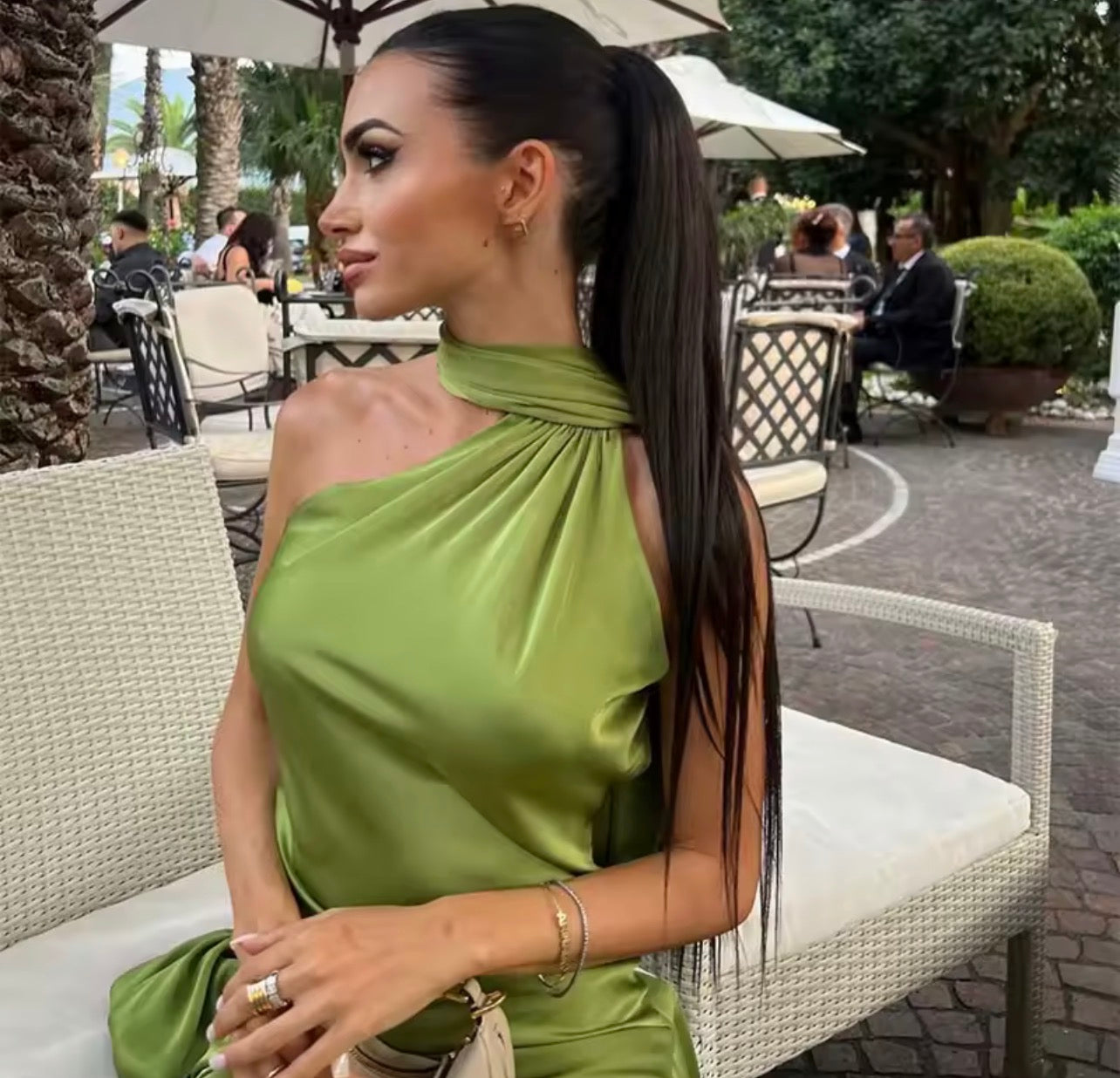Vestido Solara Emerald 💚