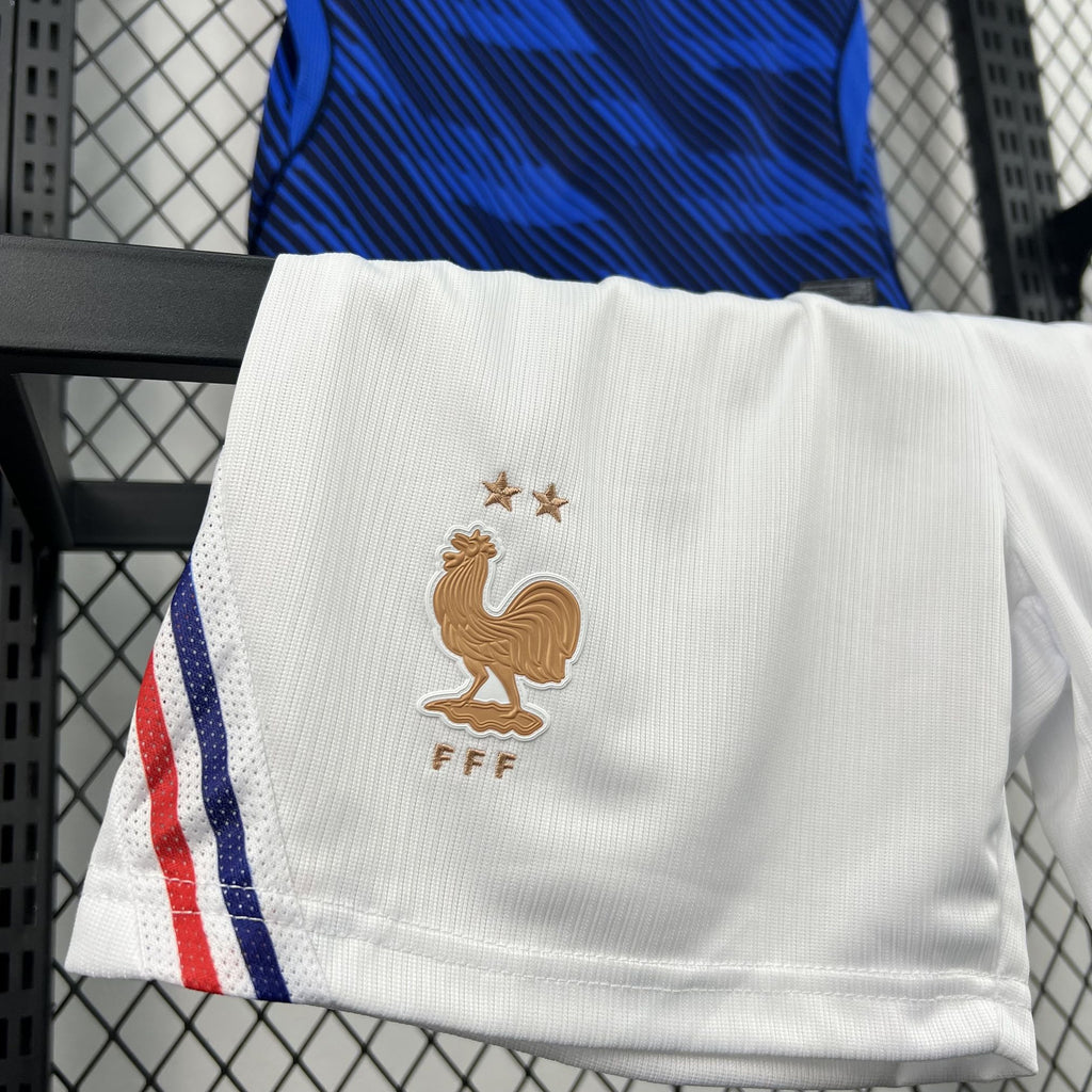 Kids França Kit Completo Home 2026 World Cup
