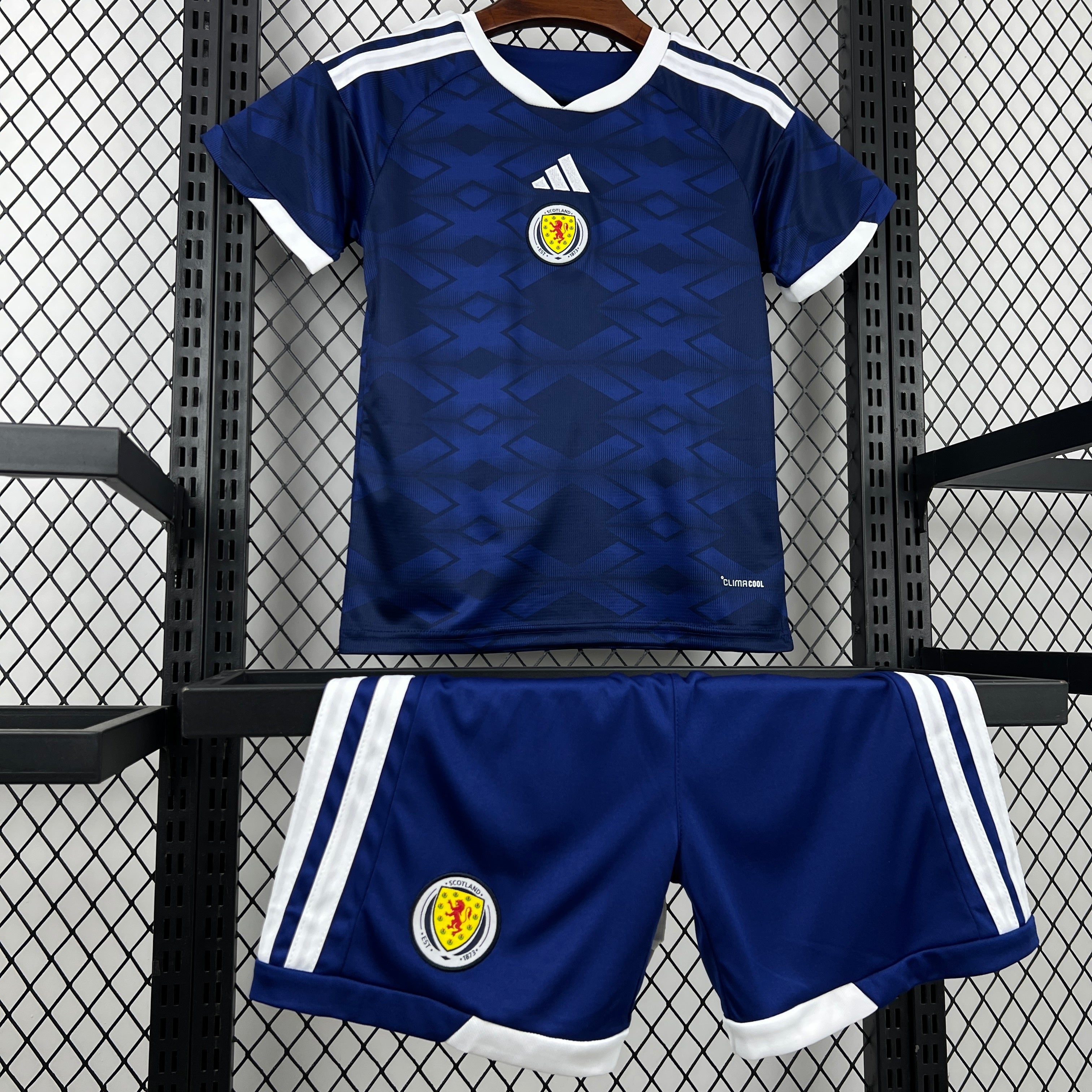 Kids Escócia Kit Completo Home 2026 World Cup