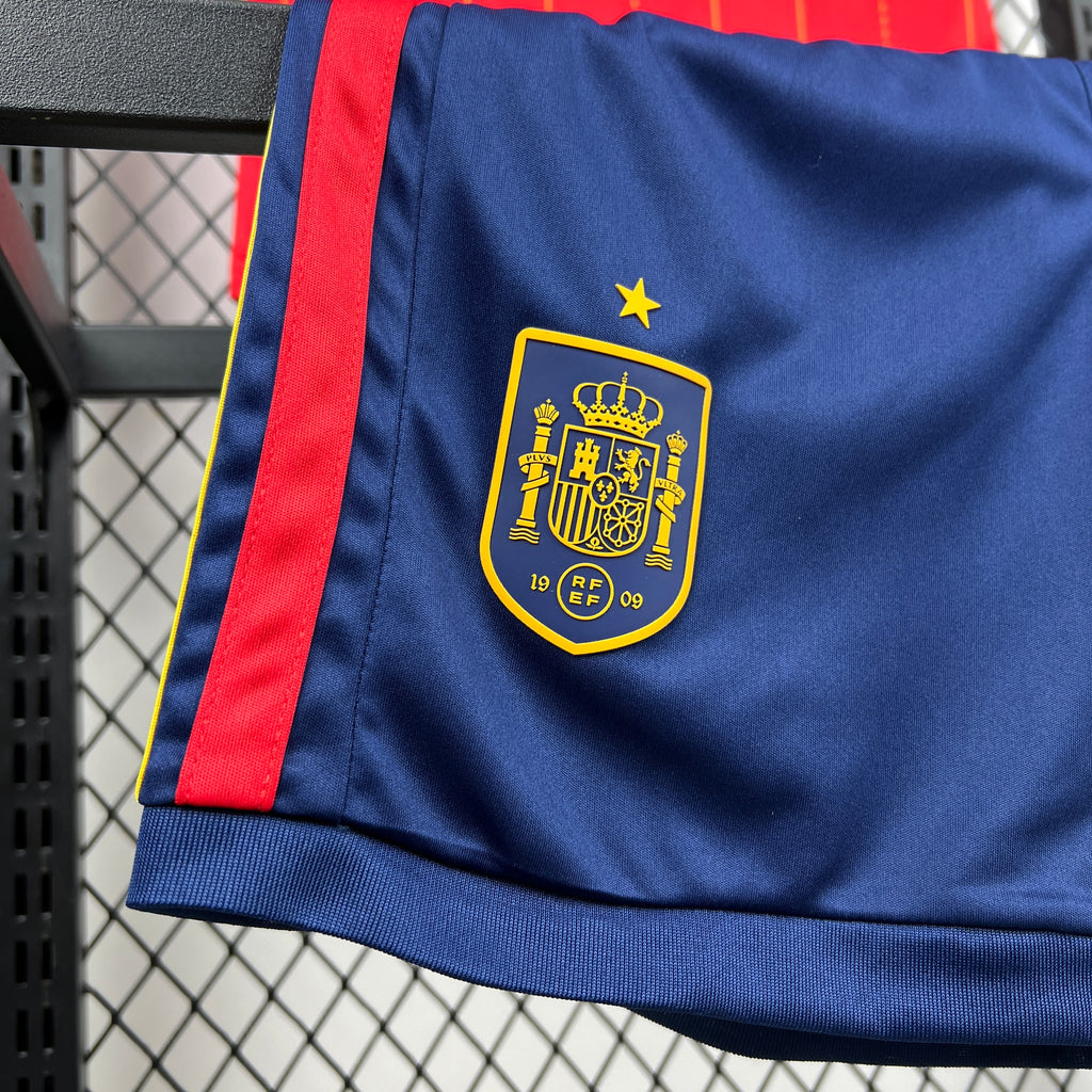 Kids Espanha Kit Completo Home 2026 World Cup