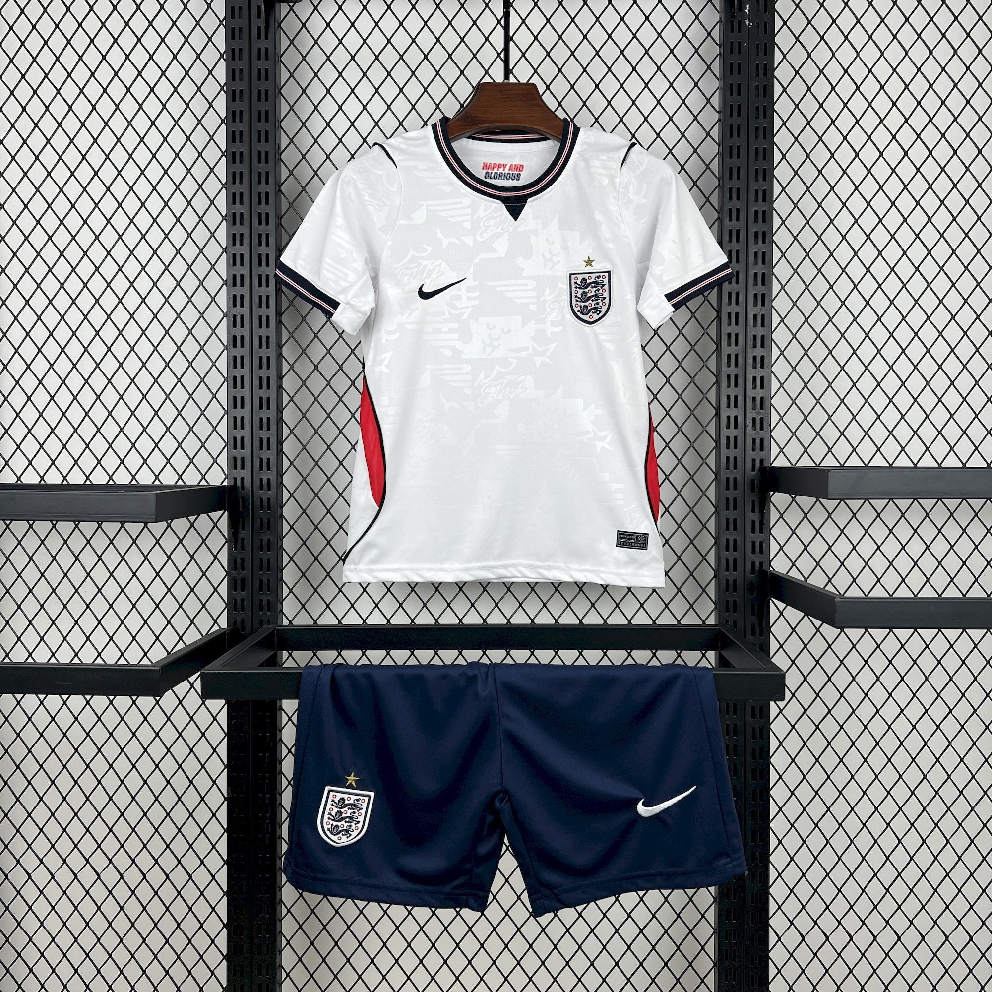 Kids Inglaterra Kit Completo Home 2026 World Cup