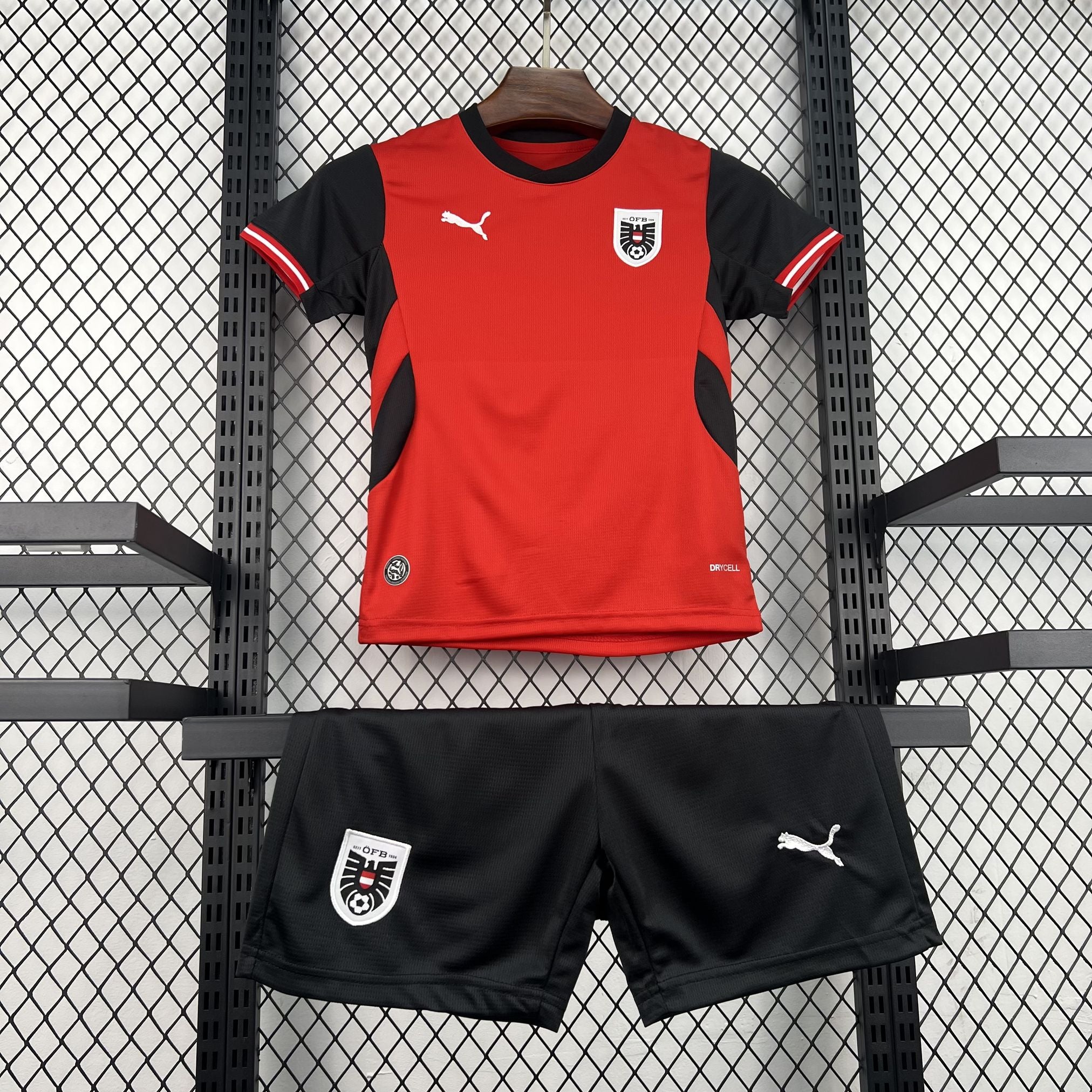 Kids Austria Kit Completo Home 2026 World Cup