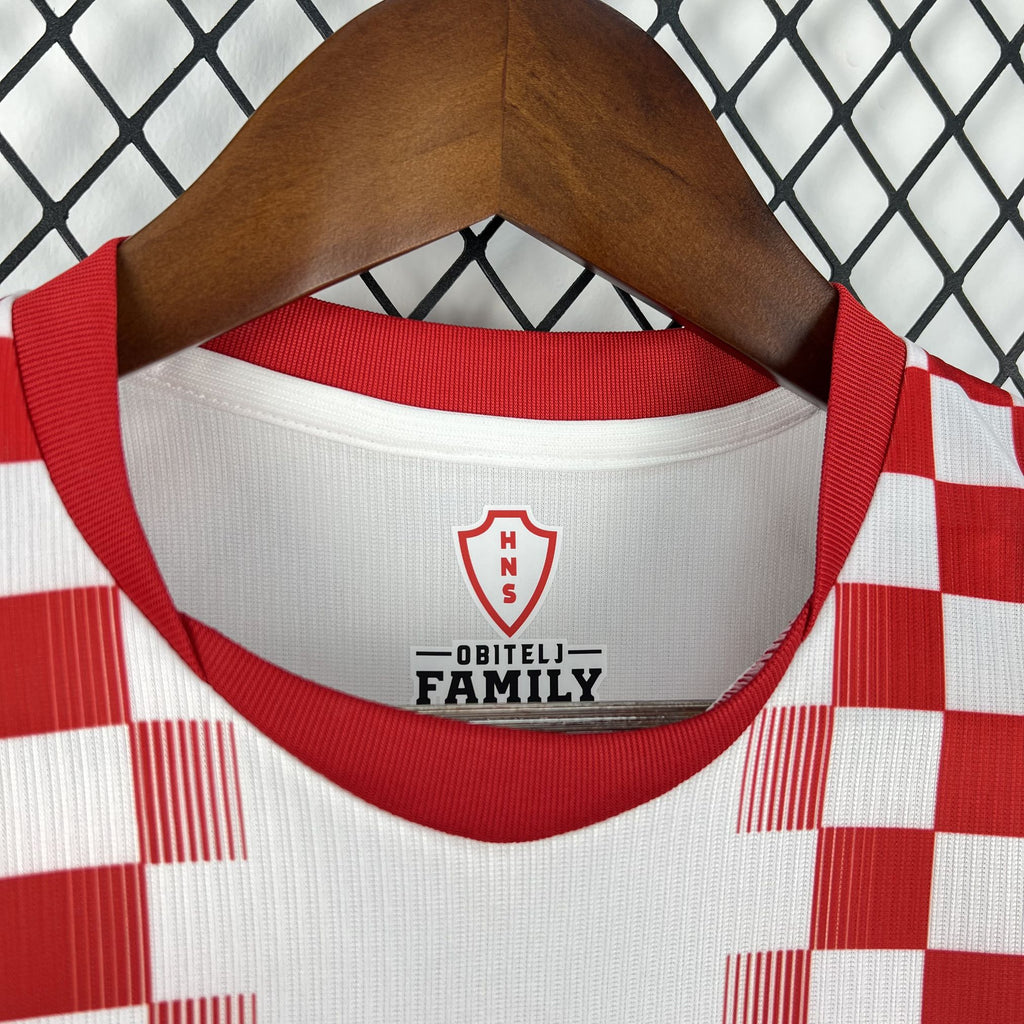 Kids Croácia Kit Completo Home 2026 World Cup