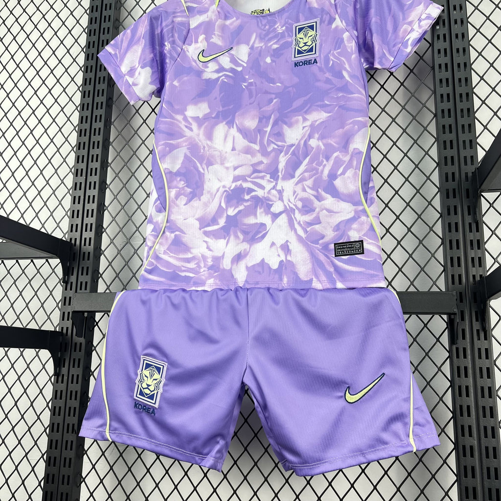 Kids Korea Kit Completo Away 2026 World Cup