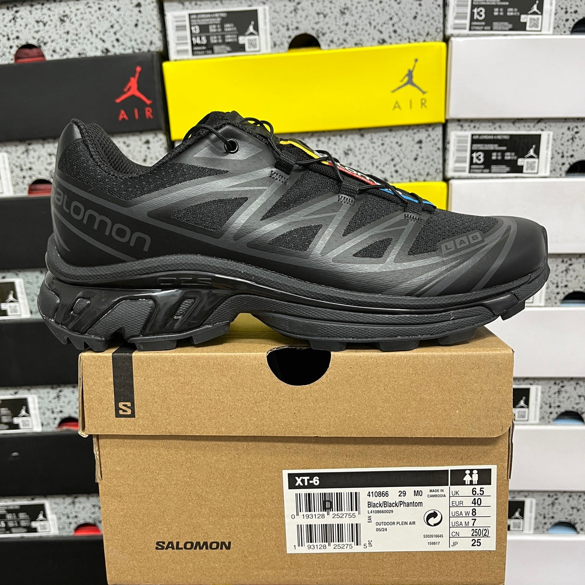 Sapatilhas Salomon XT-6 Black Phantom