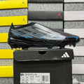 Chuteiras adidas F50 Elite Laceless FG Black/Blue