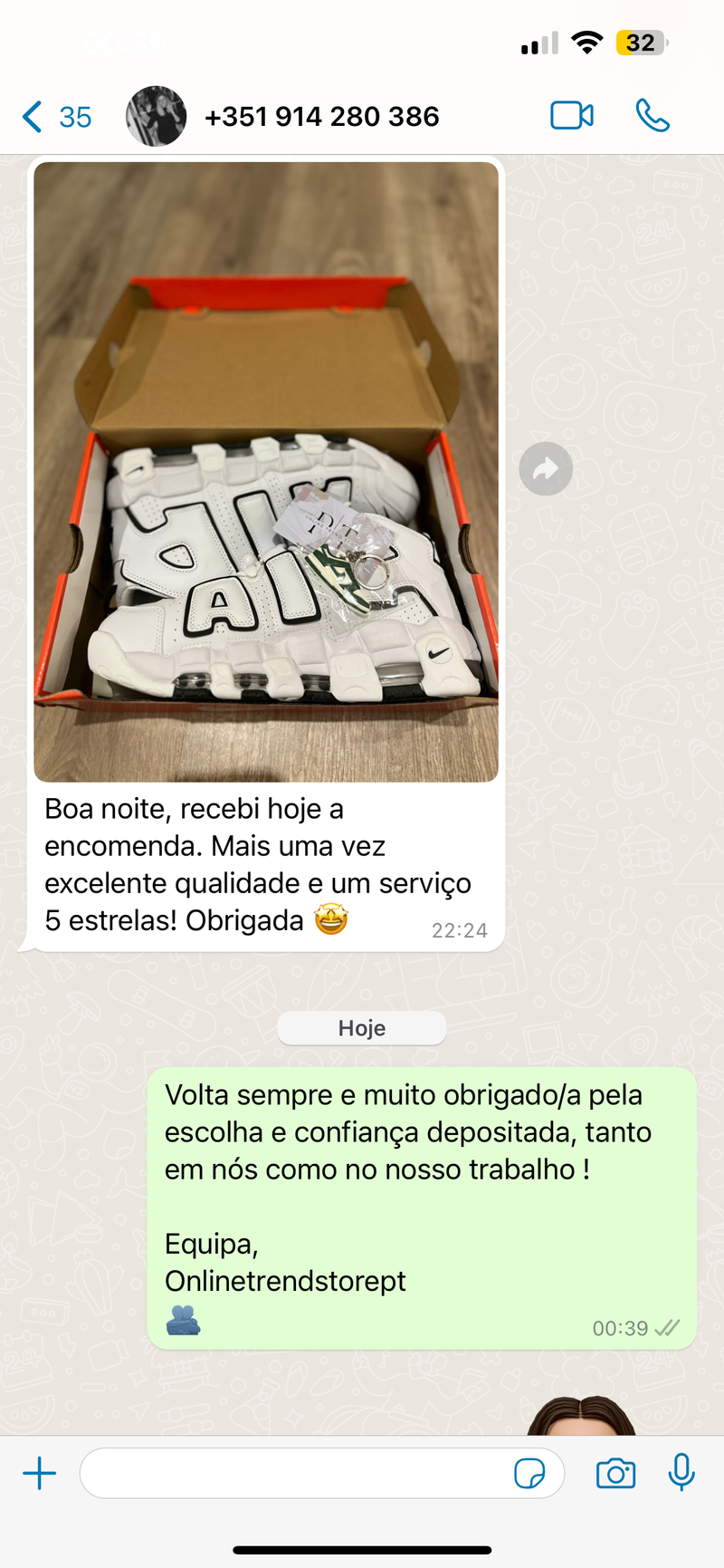 Feedback do cliente 12