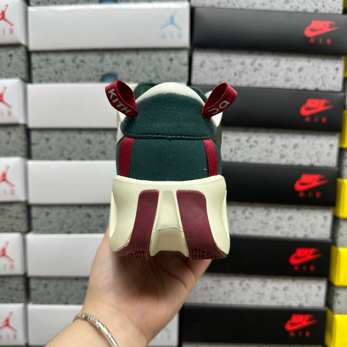 Sapatilhas On x Kith Cloudswift K-Tech 2 Green / Cream