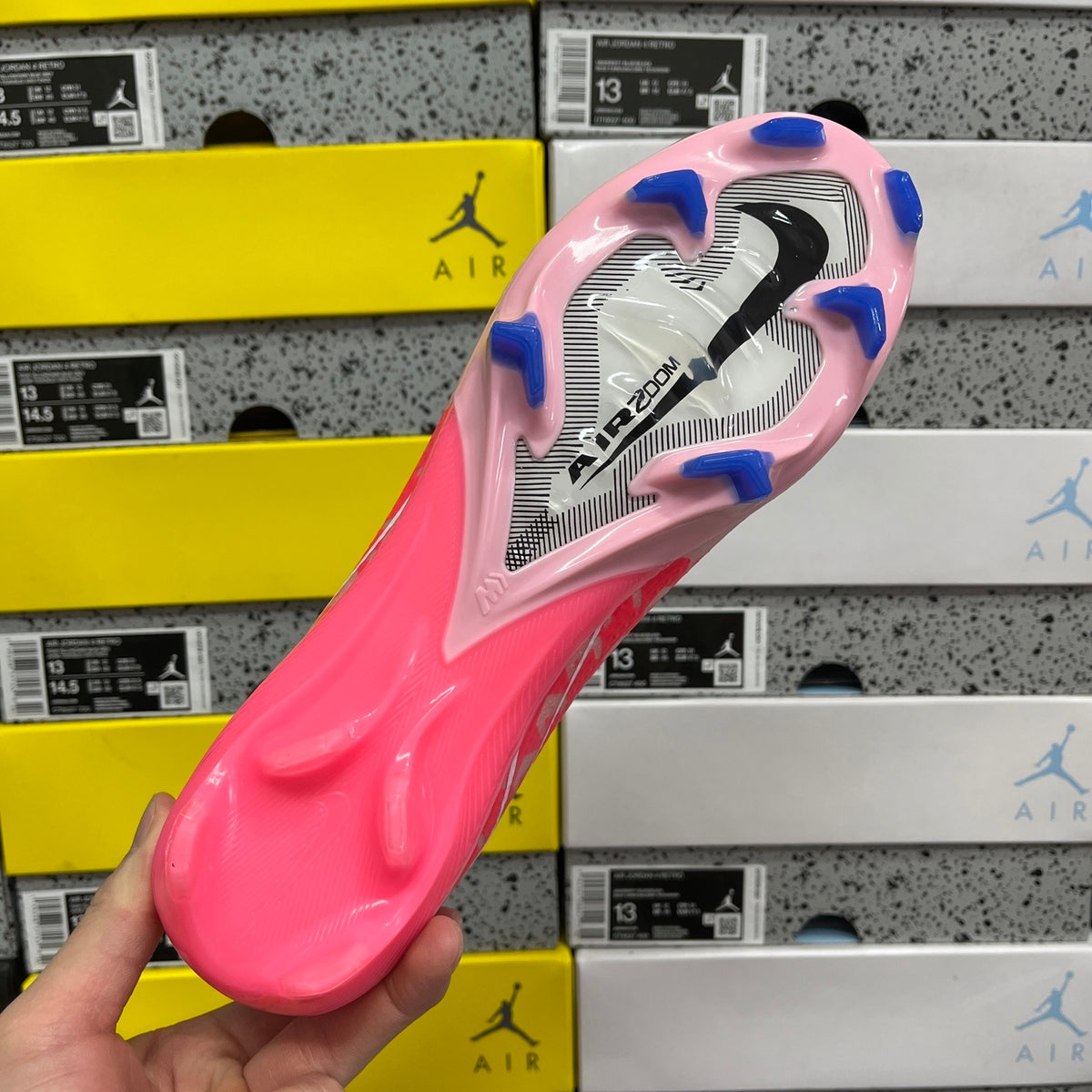 Chuteiras Nike Zoom Vapor 16 Elite FG Pink/Blue