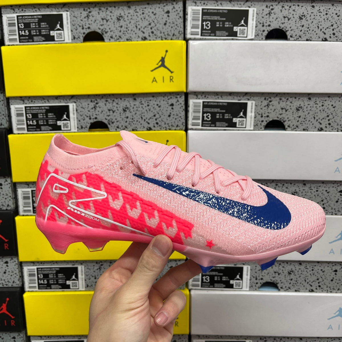 Chuteiras Nike Zoom Vapor 16 Elite FG Pink/Blue