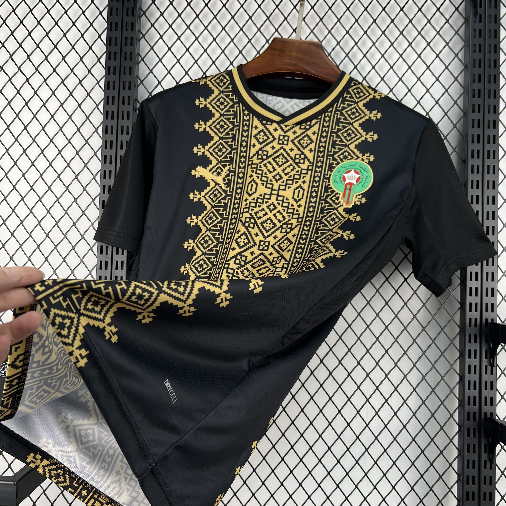 Camisola Marrocos 2025/26 Preta Heritage Edition